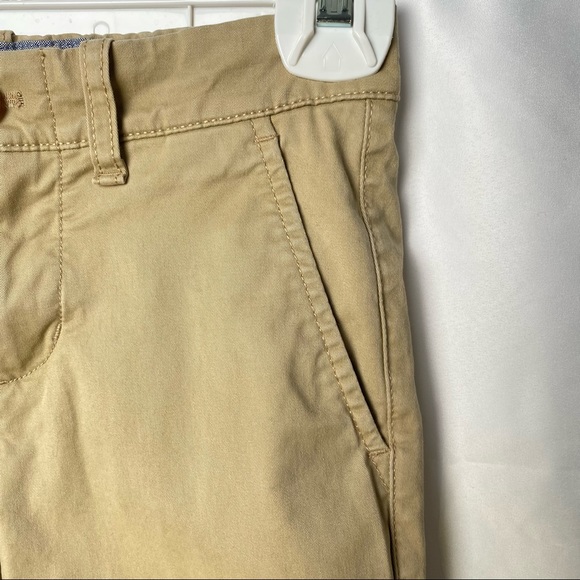 Tommy Hilfiger Pants Boys Small Sz 8 Beige Stretch Chino Khaki Slim Fit Trousers - Picture 5 of 15